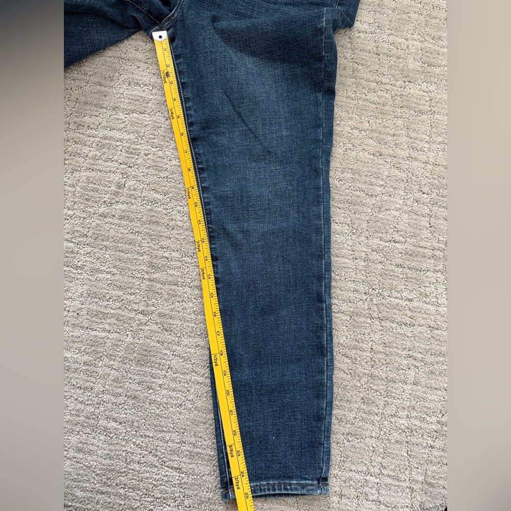 pistola Women's Skinny Jeans - Dark Blue Wash - Picture 2 of 6